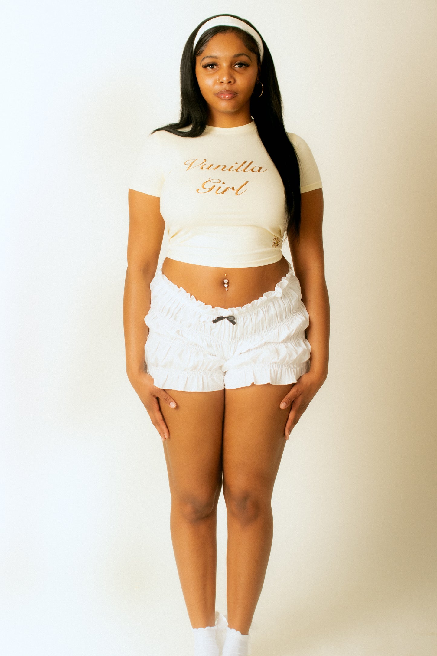 Embroided Vanilla Girl Tee